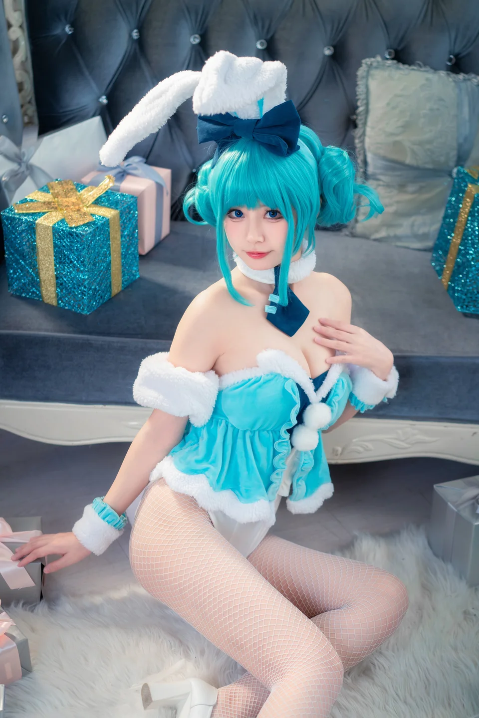 猫大人 - 初音白兔 [24P-280MB] tg@simisebaisi 【丝足阁】019.webp